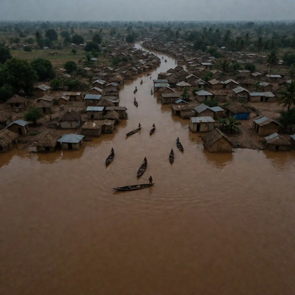 Inundación fluvial en África occidental