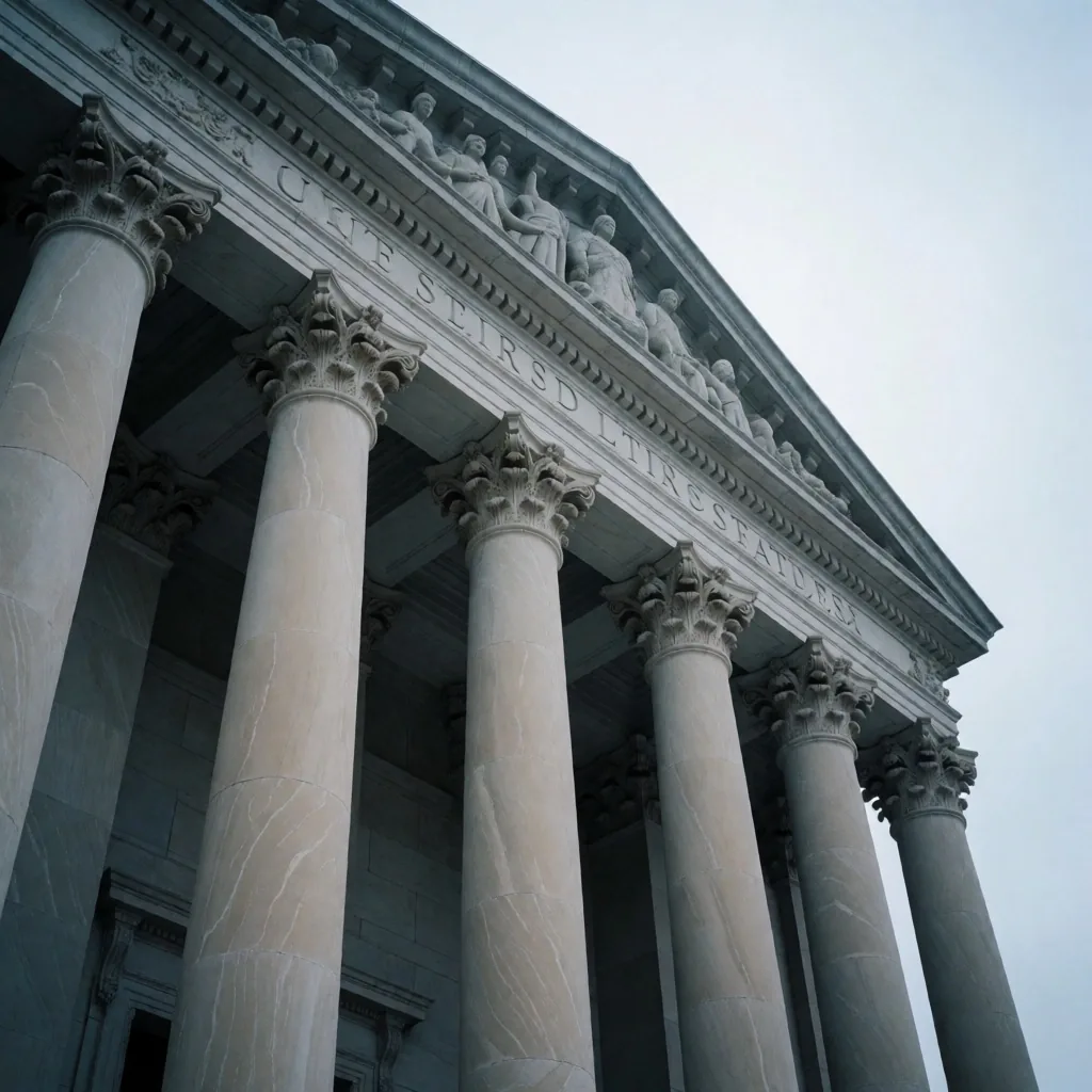 Fachada de un tribunal federal de Estados Unidos